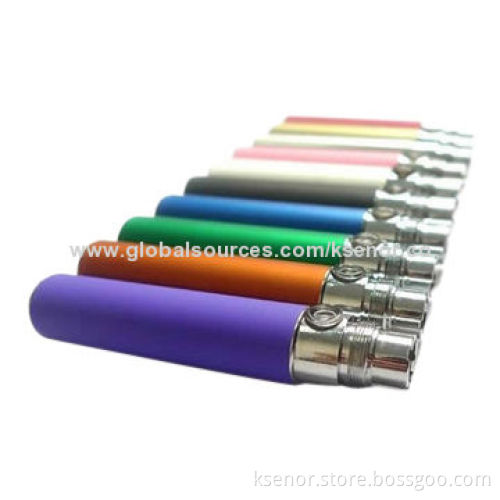 Colorful eGo Batteries with 350/650/900/1,100/1,300mAh Capacity